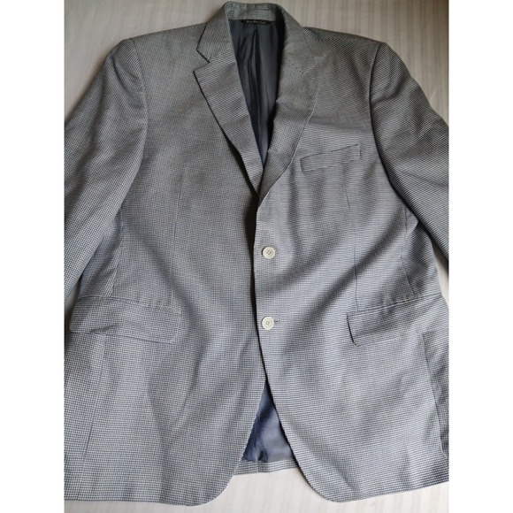 Jack Victor Blazer 44 Loro Piana Wool Linen Herringbone Two Button Landonwood